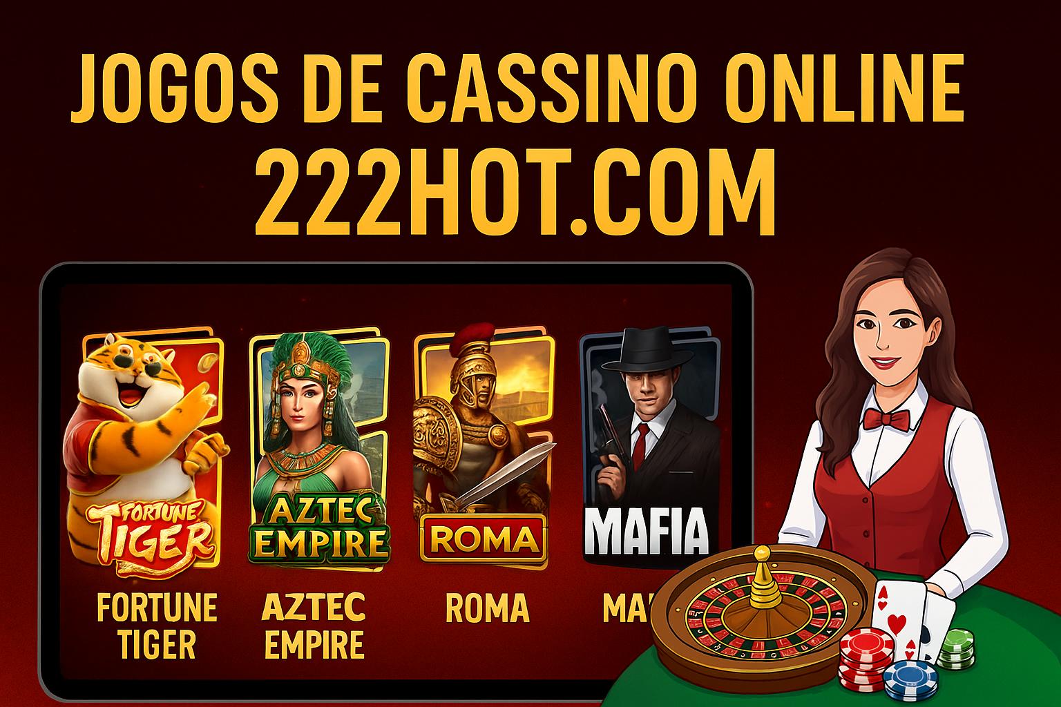 Jogos de cassino online inovadores e emocionantes na 222HOT.COM